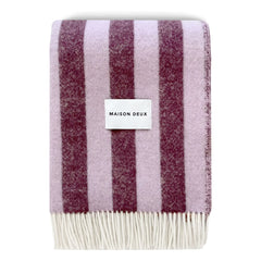Maison Deux - Candy Wrap Wool Blanket | Lilac