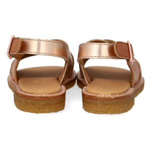 Angulus - Contrast Sandals | Rose Gold