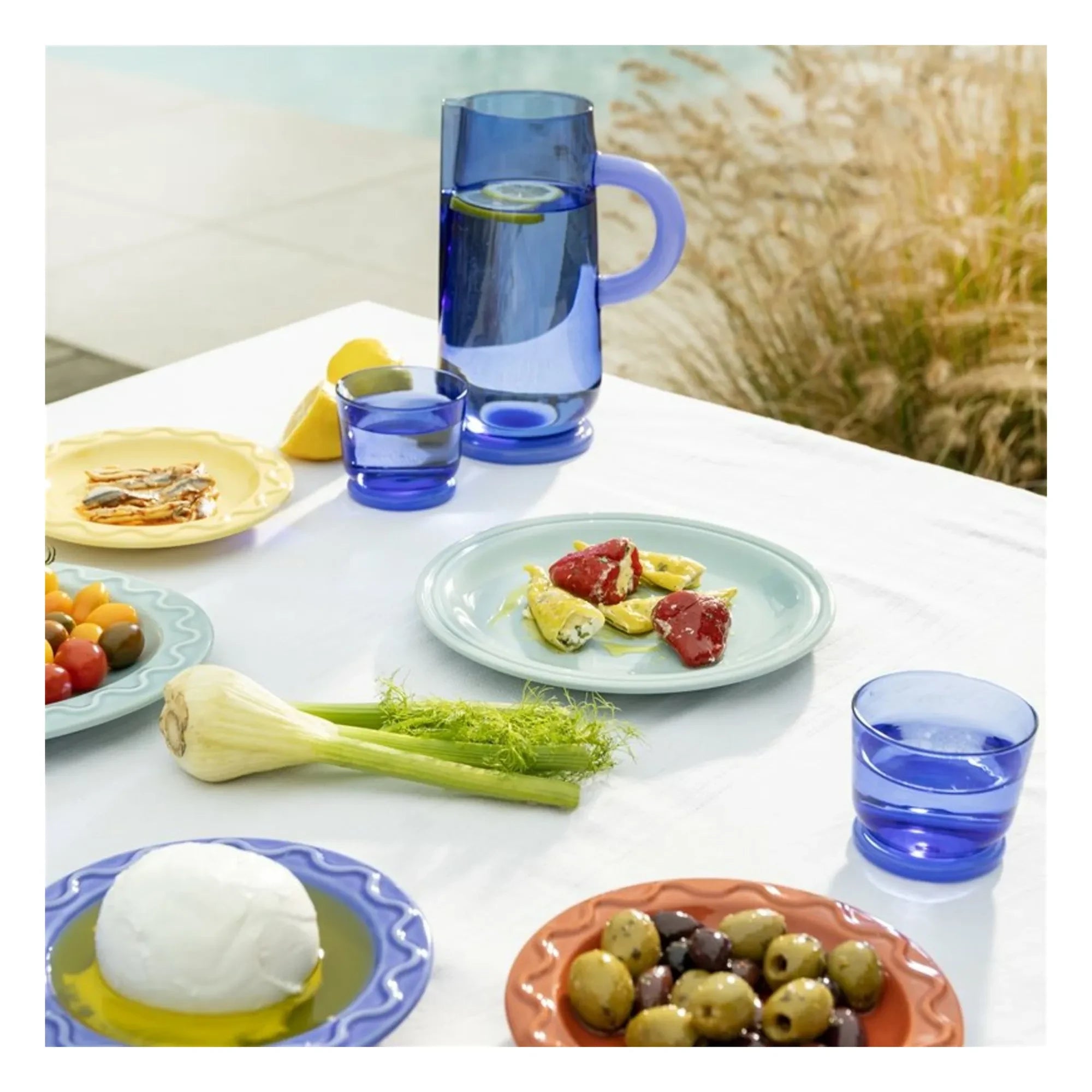 &Klevering - Mochi Plates - Set of 2 | Blue