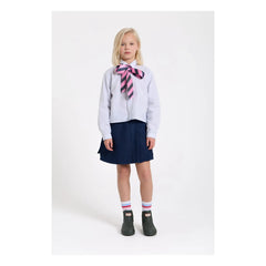 Finger in the Nose - Striped Short Shirt | White