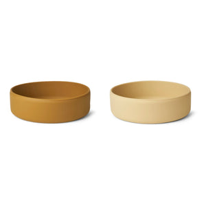 Liewood - Damina Silicone Bowls - Set of 2 | Caramel