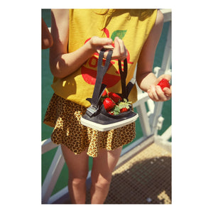 Piupiuchick - Leopard Shorts Organic Cotton Fleece | Mustard