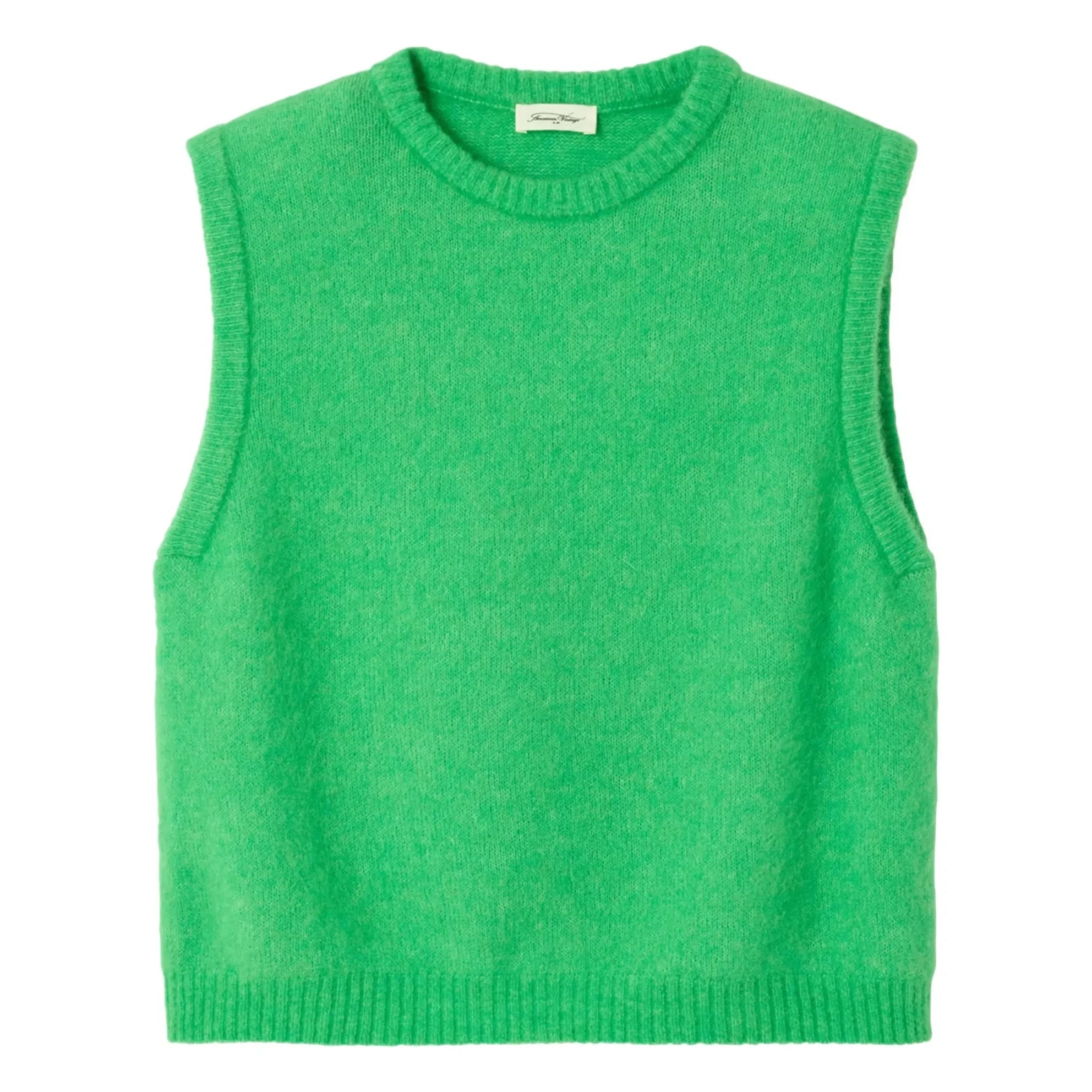 American Vintage - Vitow Wool Sleeveless Sweater | Green