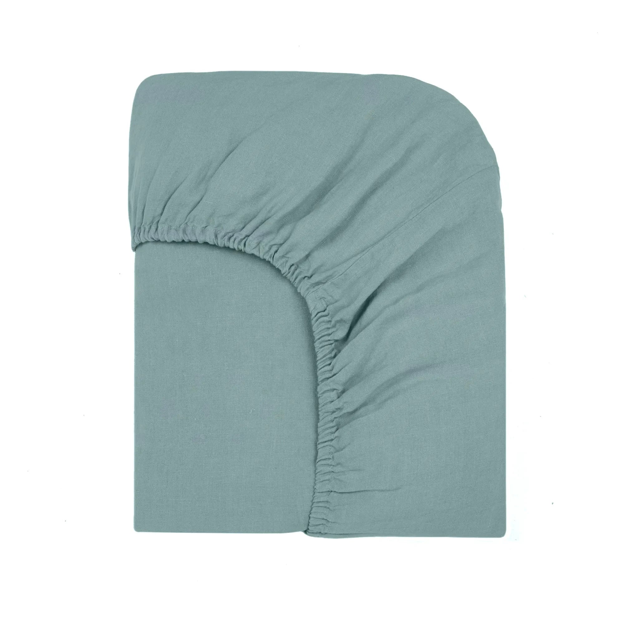 Communauté de biens - Washed Linen Sheet | Sky Blue