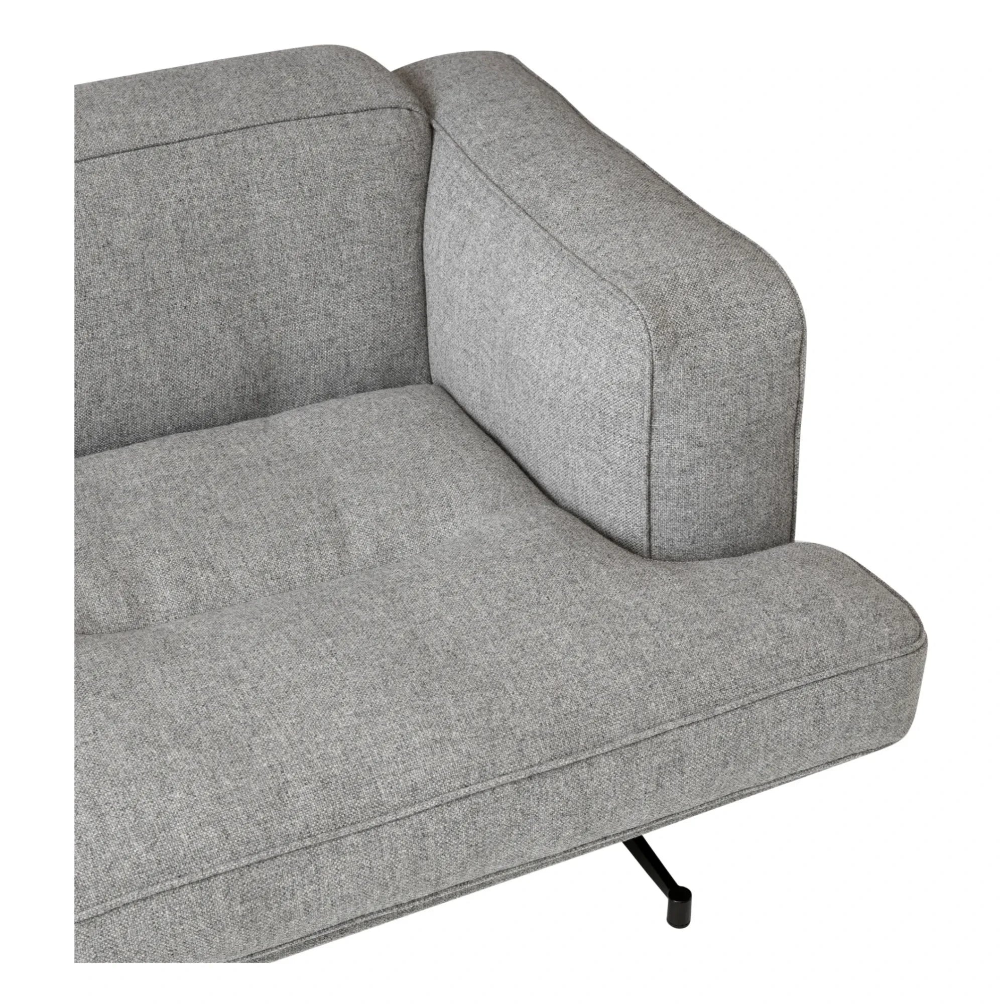 & Tradition - Inland AV22 2-Person Sofa, Black Legs | Gray