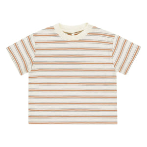 Rylee + Cru - Terry Striped T-Shirt | Ecru