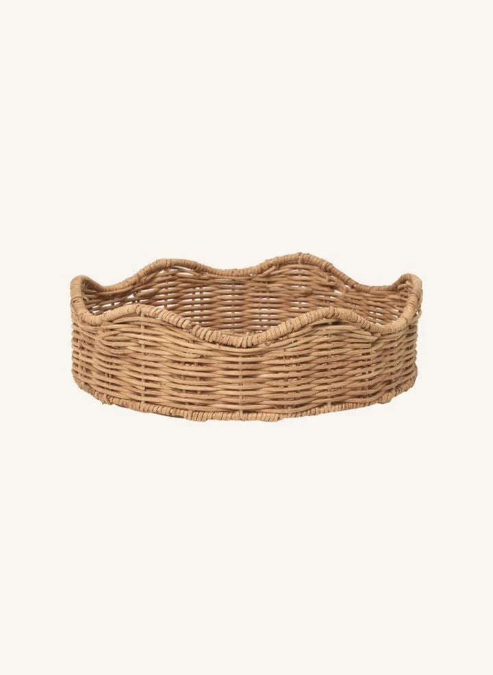 Broste Copenhagen - Lola Round Rattan Tray