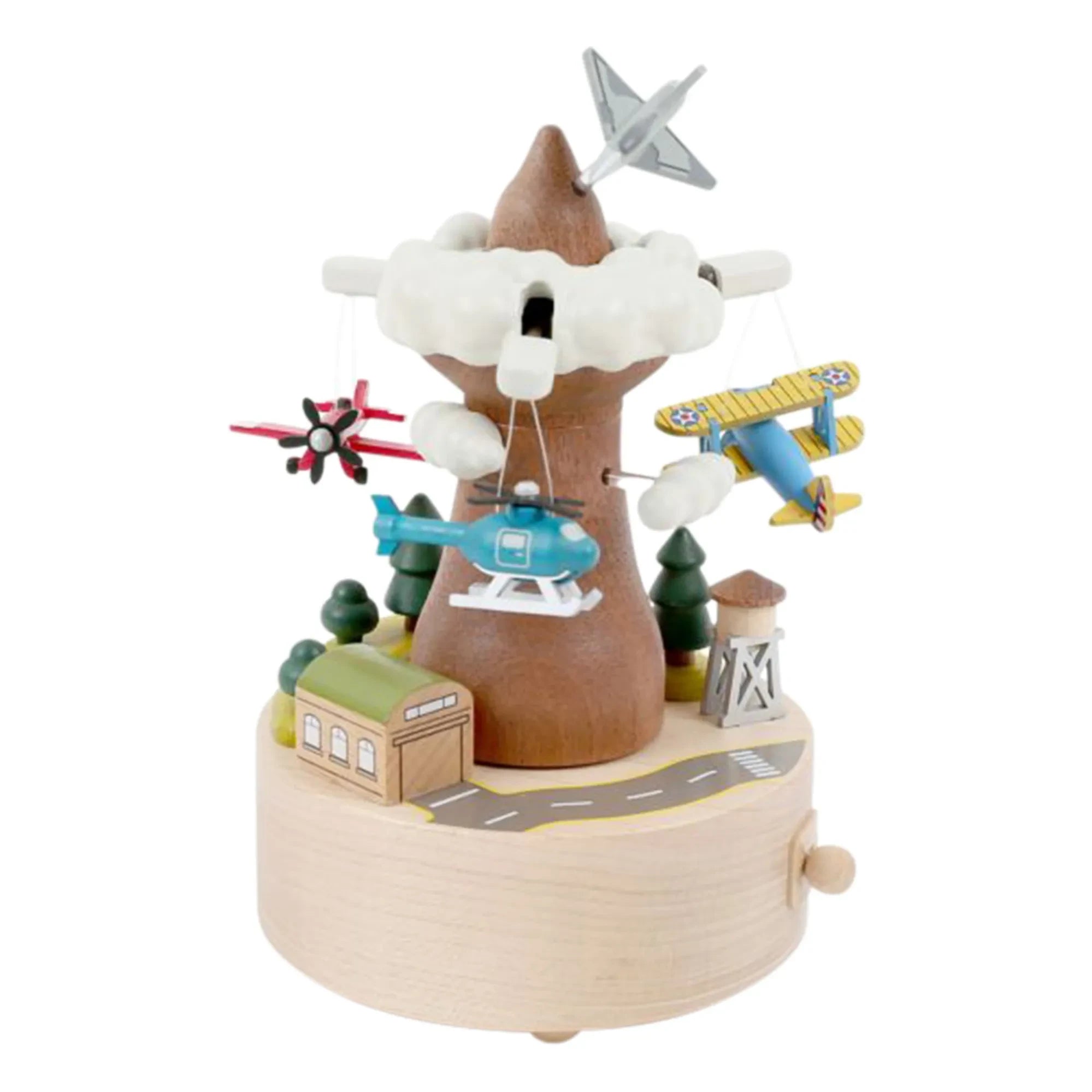 Wooderful life - Airplane Wooden Music Box