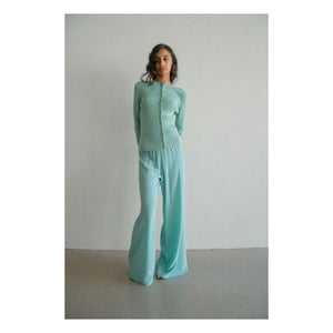 THEAVANT - Jazzdancer Silk Pants | Turquoise