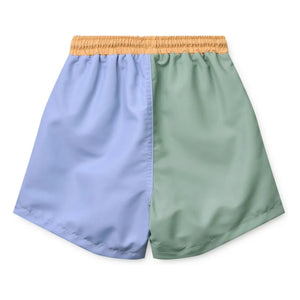 Liewood - Duke Colorblock Recycled Fiber Swim Shorts | Blue