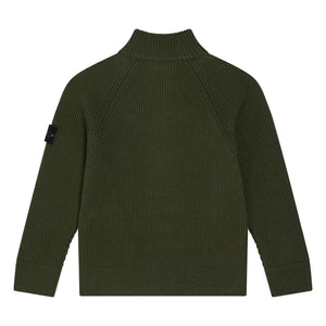 Stone Island - Wool Logo Zip-Up Vest | Khaki
