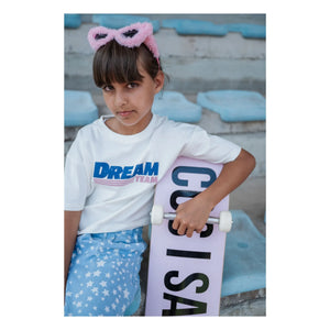 Cos I Said So - Dream Team Organik Pamuk Kısa Tişört | Beyaz