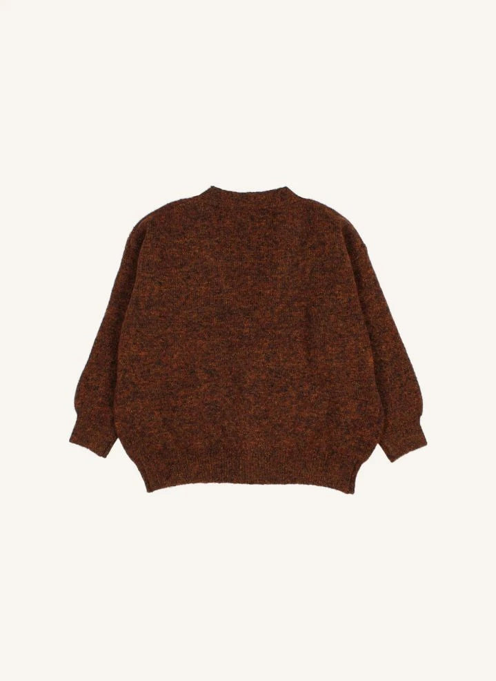 Búho - Recycled Fiber Cardigan | Brown