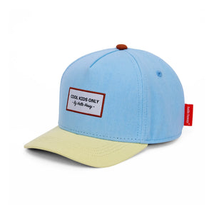Hello Hossy - Flat Curved Visor Hat | Light Blue