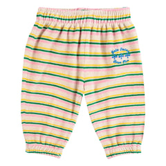 Bobo Choses - Striped Velvet Jogger | Ecru