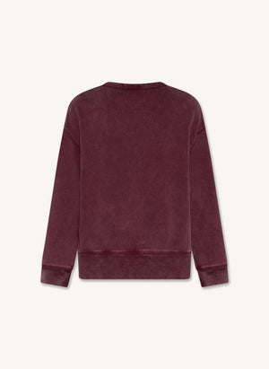 AO76 - Oscar Anniversary recycled cotton sweatshirt | Burgundy