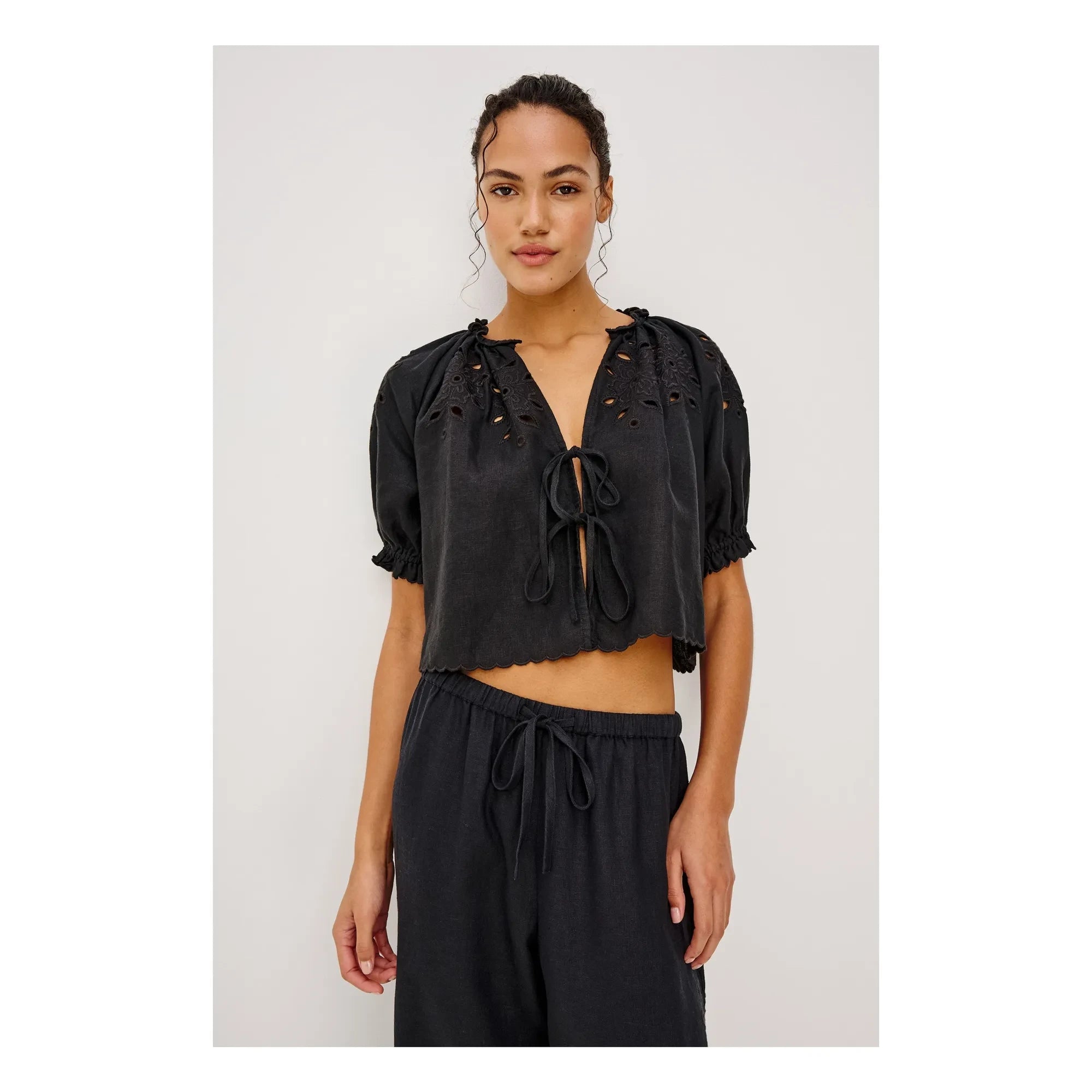 Rails - Lizbeth Embroidered Blouse | Black