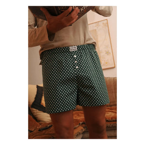 C'est moi qui pilote - Heart-shaped Panties | Green