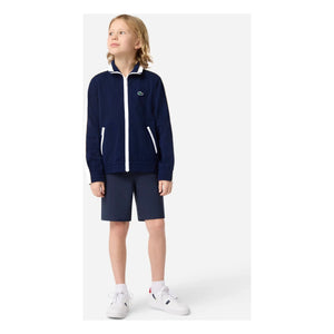 Lacoste - Organic Cotton Sports Zip-up Sweatshirt | Navy Blue