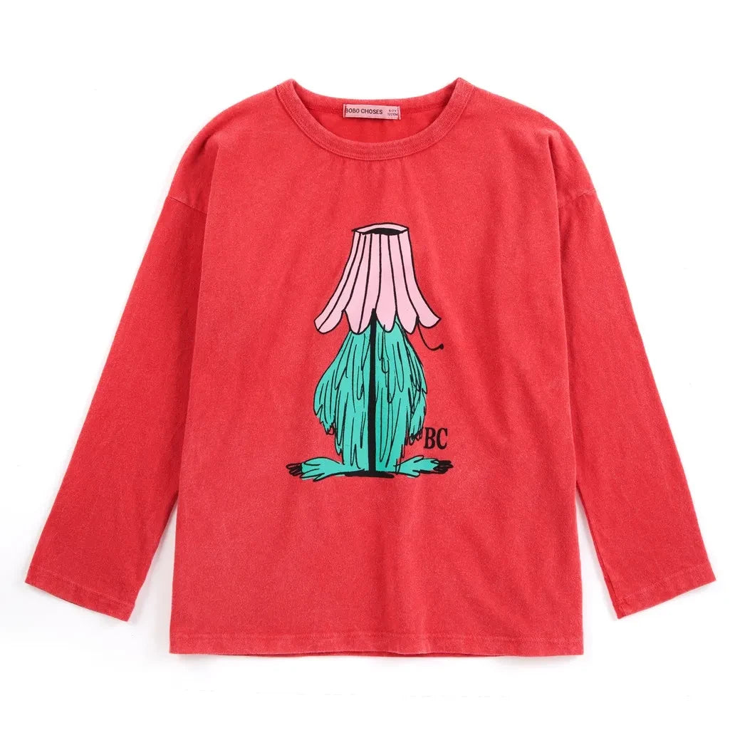 Bobo Choses - Monster Caché T-Shirt | Organic Cotton | Red