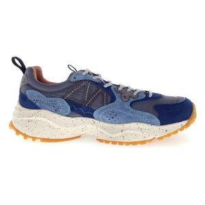 Flower Mountain - Solin Suede and Nylon Sneakers | Blue