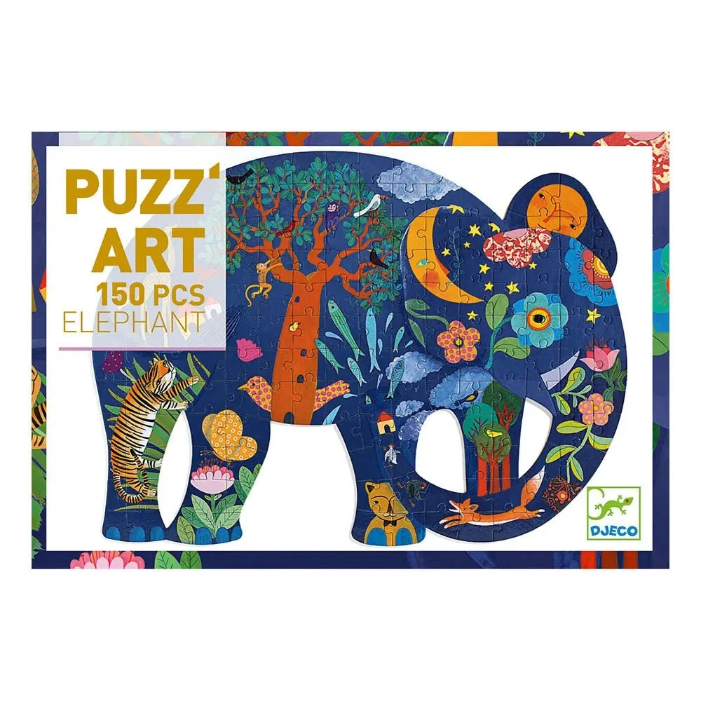 Djeco - Elephant Puzzle - 150 Pieces