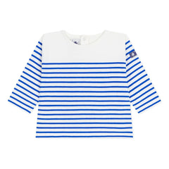 Petit Bateau - Striped T-Shirt | White
