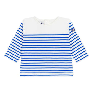 Petit Bateau - Striped T-Shirt | White
