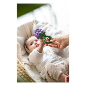 Oli & Carol - Grape Teething Rattle