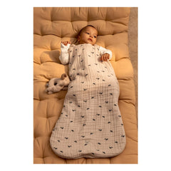 Liewood - Flora Organic Cotton Sleep Sack | Mini Whale/Sandy