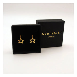 Adorabili - Star Hoop Earrings | Gold