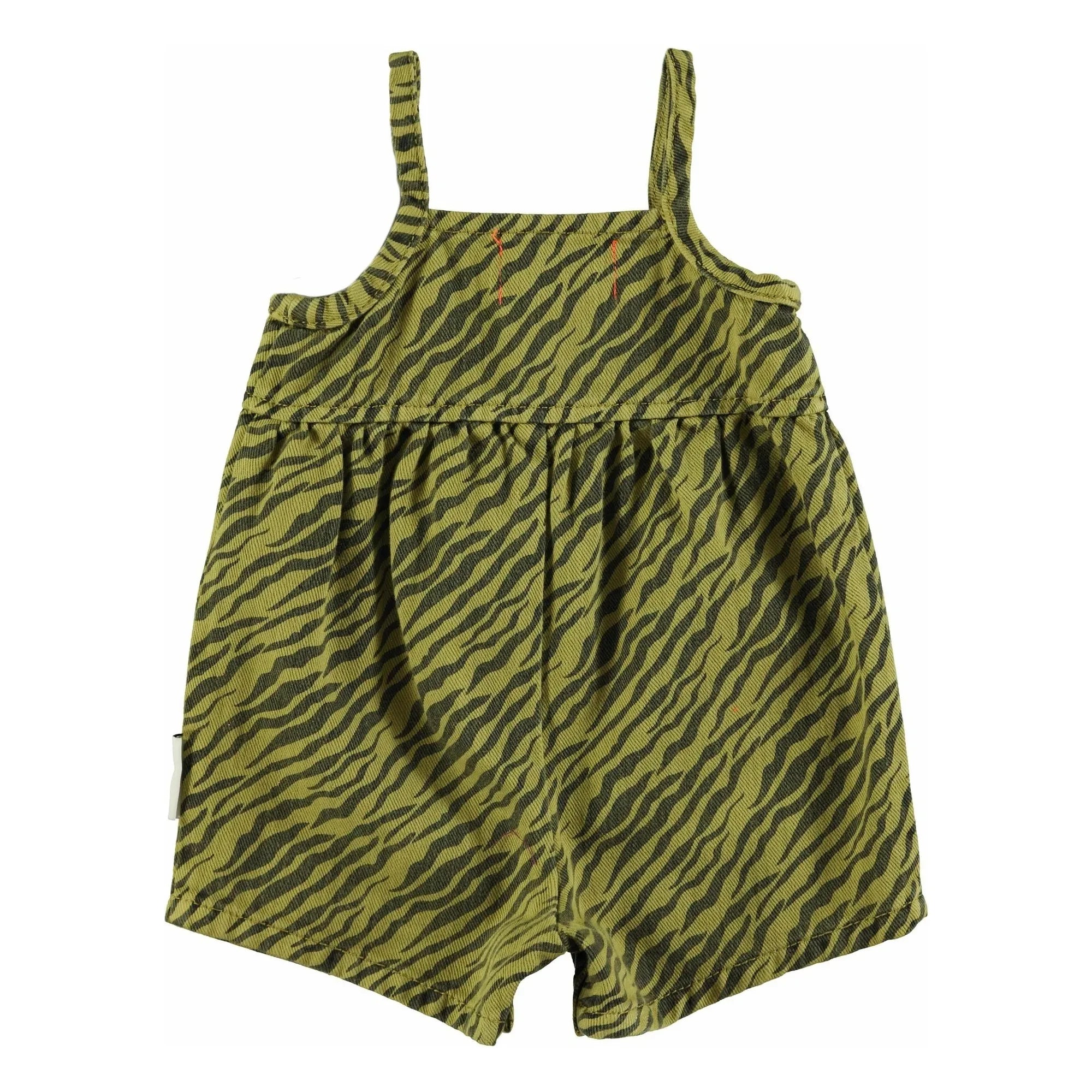 Piupiuchick - Zebra Romper | Khaki