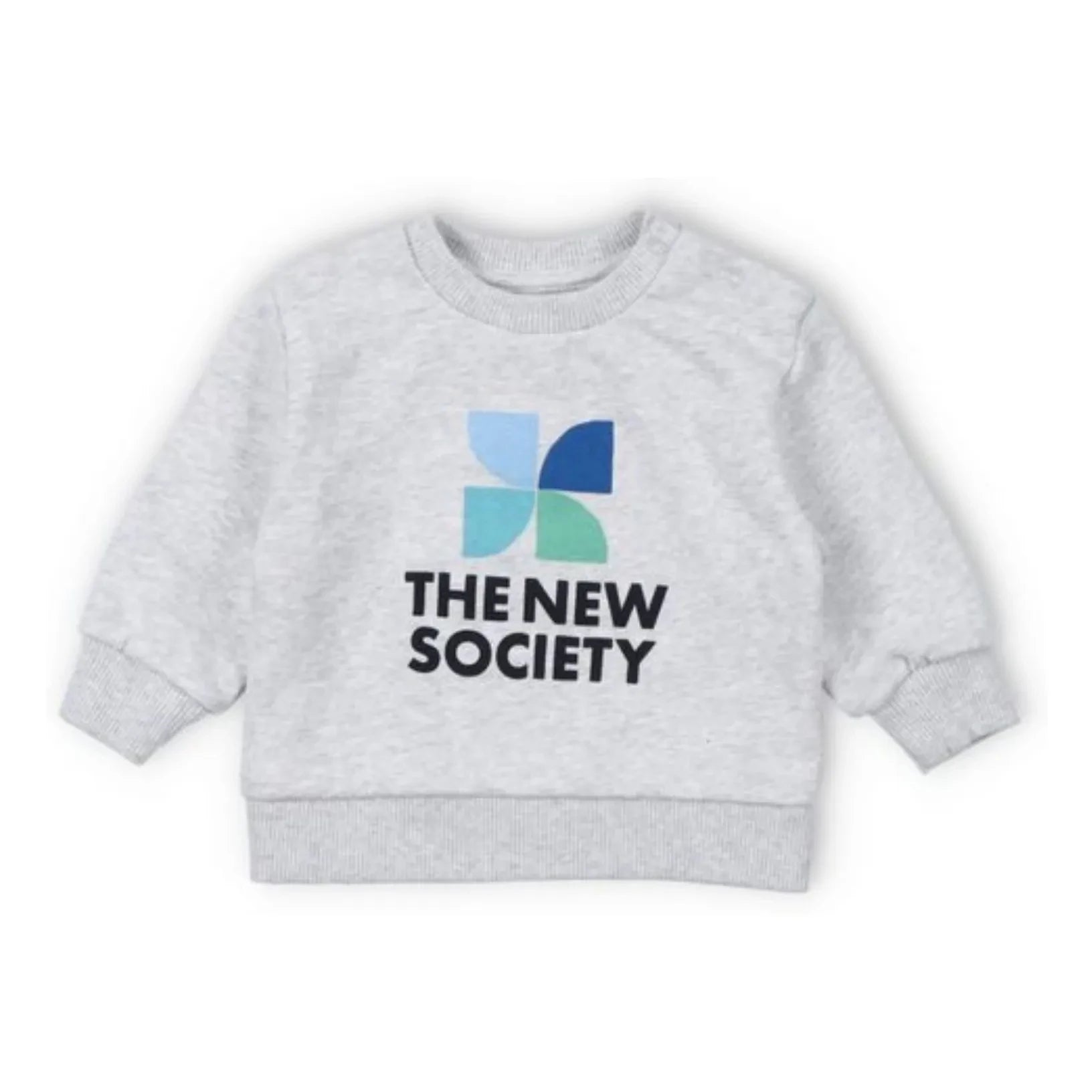the new society - Sweat Logo Mykonos Baby | Gri melanj