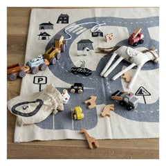 Bloomingville Mini - Avin Wooden Cars - Set of 6