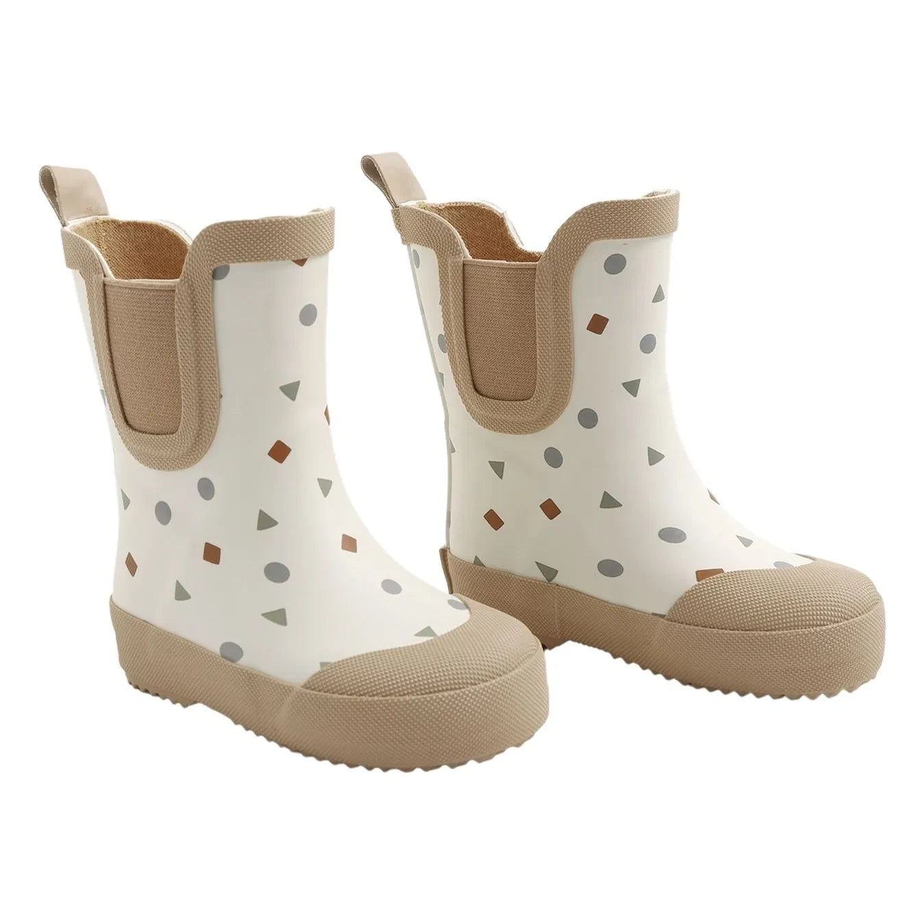 Quincy Mae - Geometric Rain Boots | Light Green