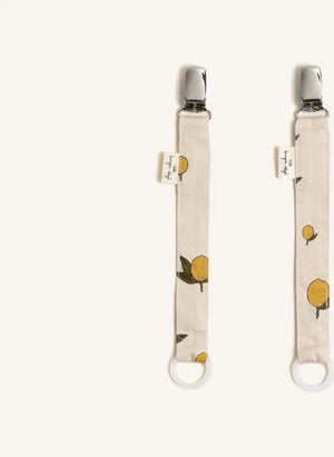Konges Sløjd - Lemon Pacifier Clips - Set of 2