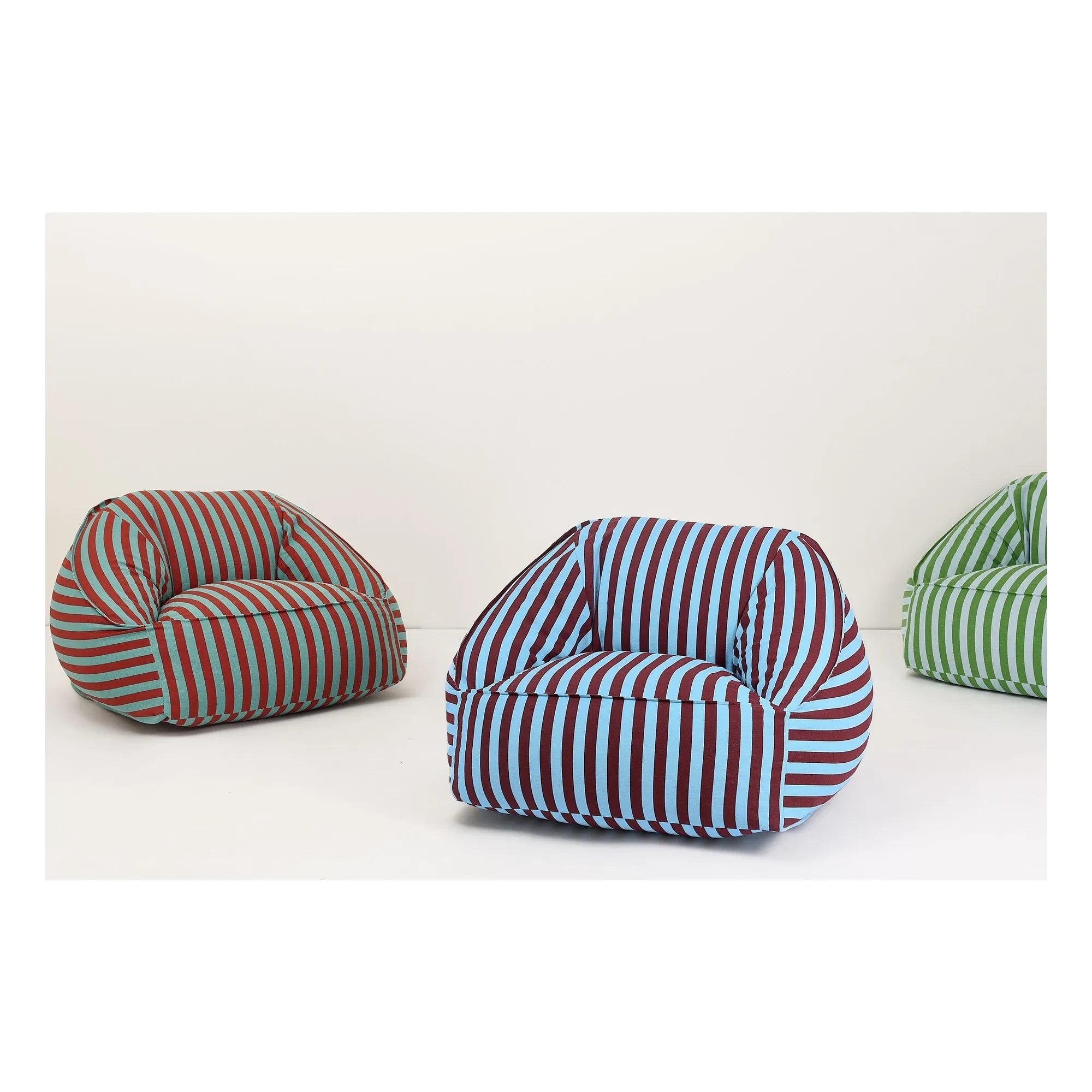 Nobodinoz - Ziggy Pouf Seat | Blue