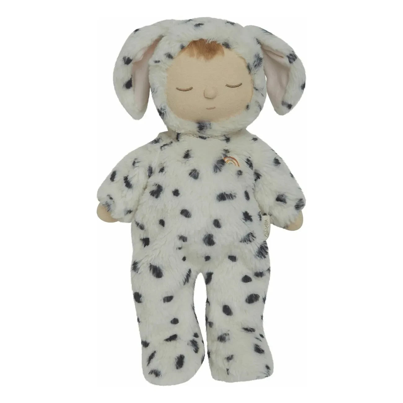 Olli Ella - Cozy Dinkum Dalmatian Toy | White