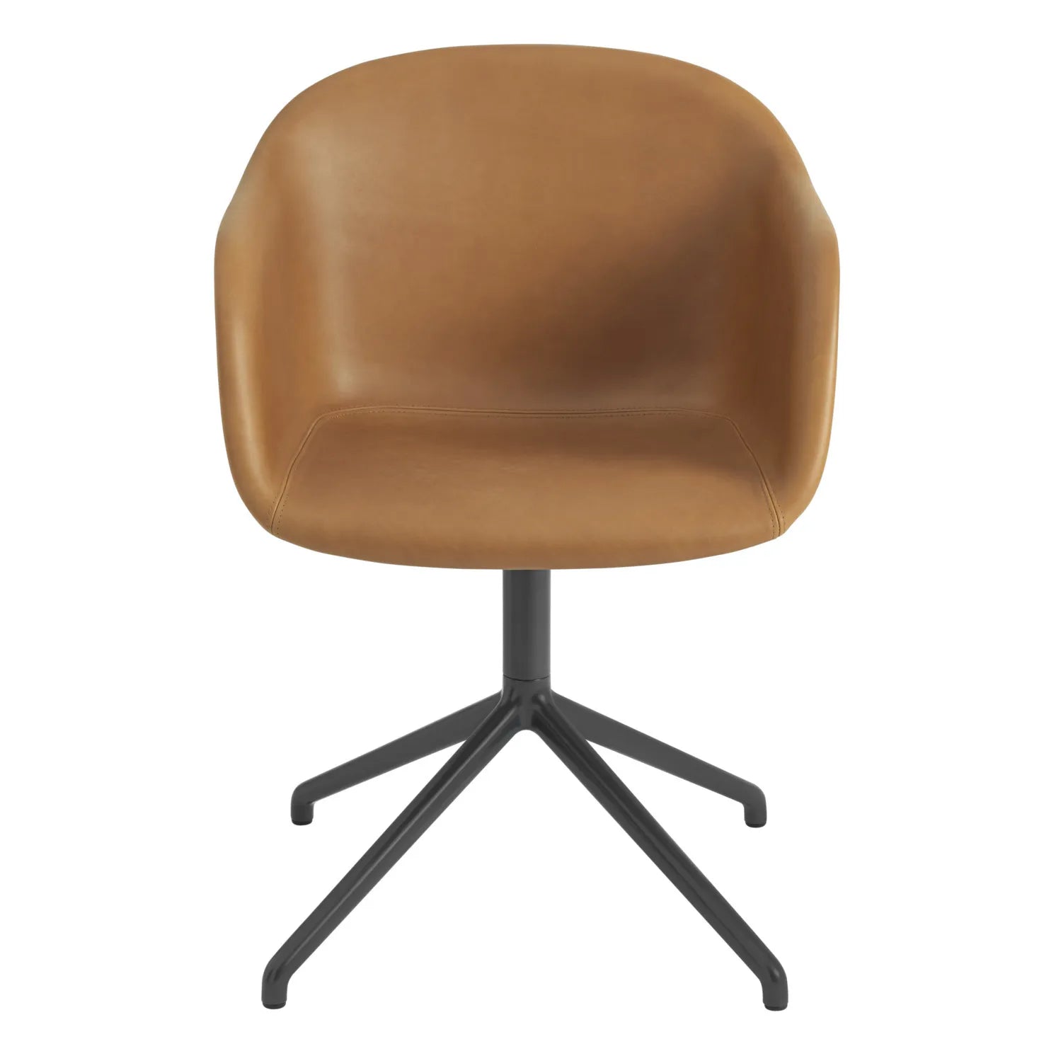 Muuto - Armchair with Fiber Leather | Cognac