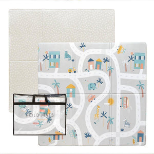 FOLDiMATS Playmat 130x130cm - Tropic Trails Lumi-Play Mats-Tropic Trails Lumi-130x130cm | Natural Baby Shower