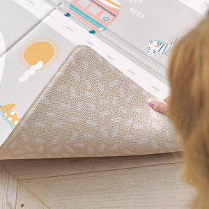 FOLDiMATS Playmat 130x190cm - Tropic Trails Lumi-Play Mats-Tropic Trails Lumi-130x190cm | Natural Baby Shower