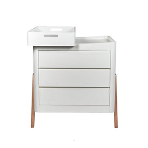 Gaia Baby Hera Dresser 'Studio Edit' - White / Oak-Changing Units-White / Oak- | Natural Baby Shower