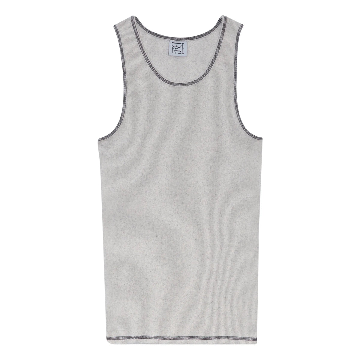 Baserange - Garble Strappy Organic Cotton Top | Beige
