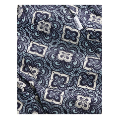 Les Deux - Harry Arabesque Organic Cotton Shorts | Blue