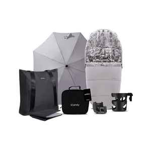 iCandy Core 2 Complete Travel Bundle with Cocoon 360 and Base-Travel Systems-Sandstone- | Natural Baby Shower