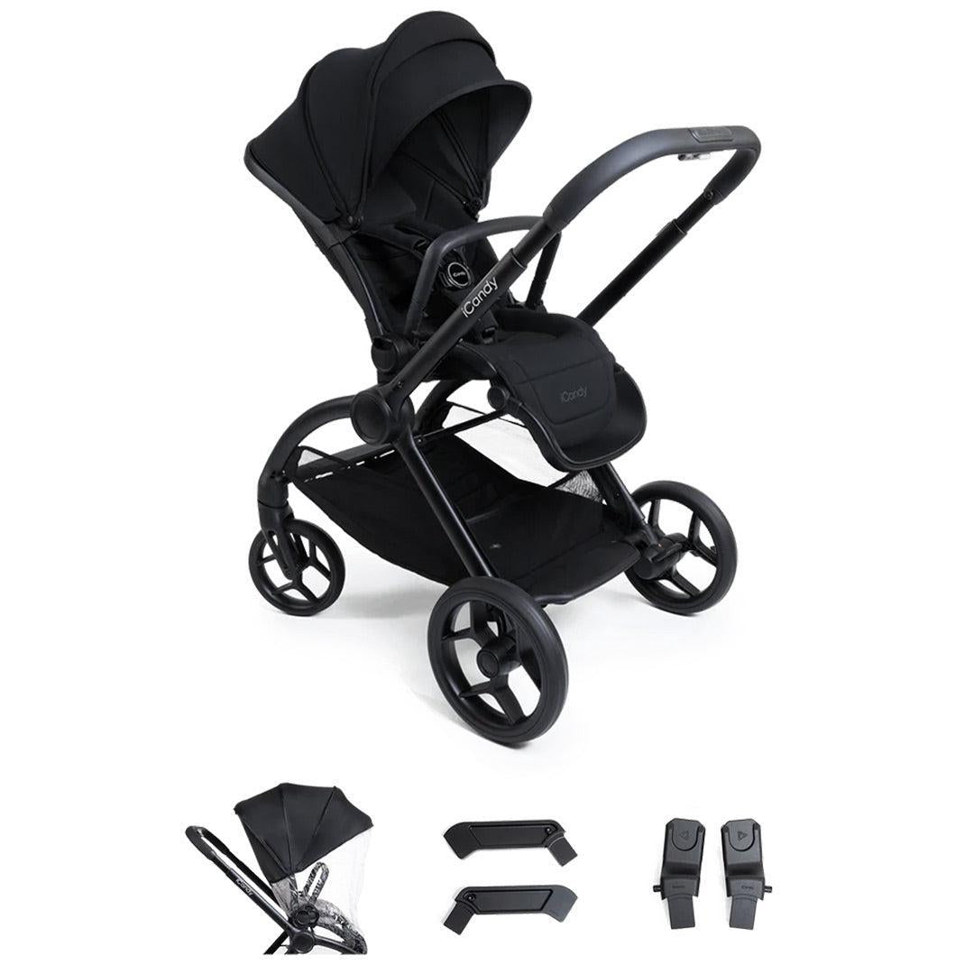 iCandy Core 2 Stroller - Black-Strollers-Black- | Natural Baby Shower