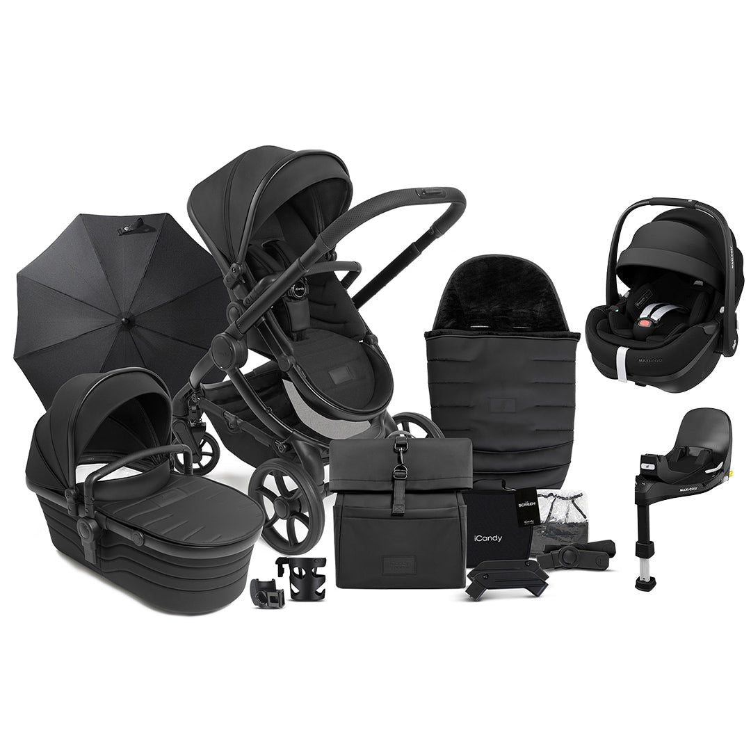 iCandy Peach 7 Studio Complete Travel System with Pebble 360 Pro 2-Travel Systems- | Natural Baby Shower