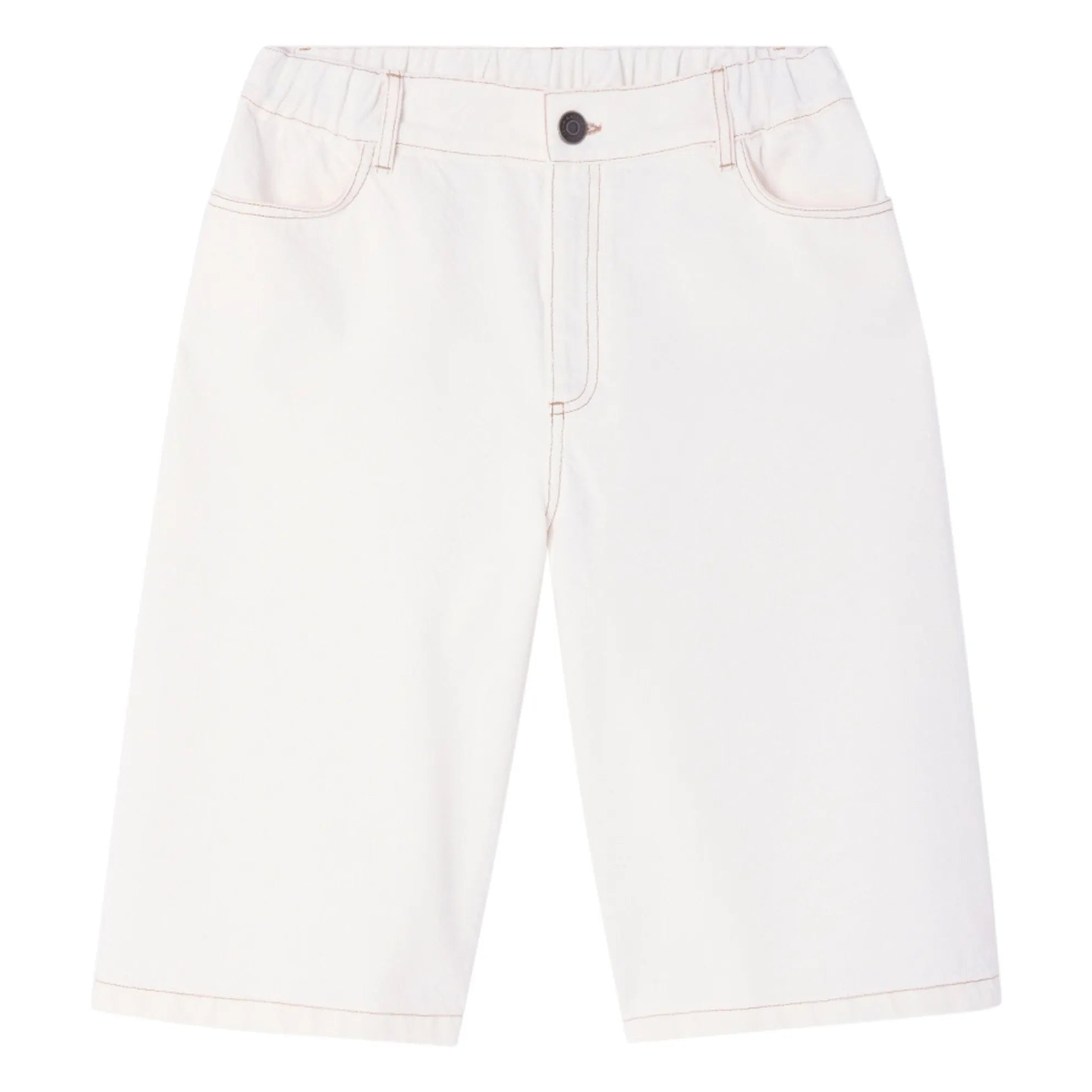 American Vintage - Jozstreet Recycled Fiber Bermuda Shorts | White