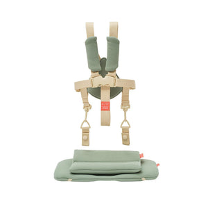 KAOS KLAPP® Jr Harness & Cushion Set - Mineral Green-Highchair Accessories-Mineral Green- | Natural Baby Shower