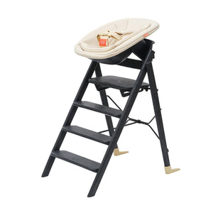 KAOS KLAPP® Newborn Seat - Charcoal Black-Highchair Accessories-Charcoal Black- | Natural Baby Shower